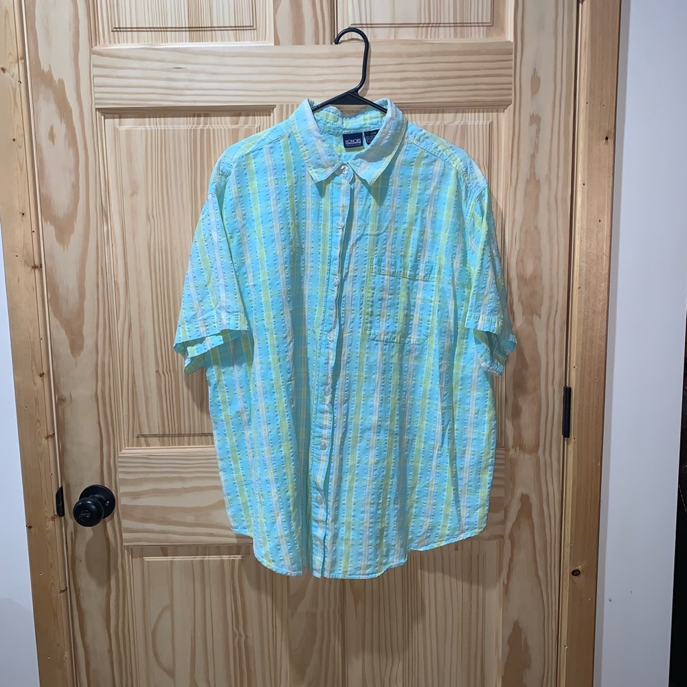 Honors plus size plaid button front shirt size 24W